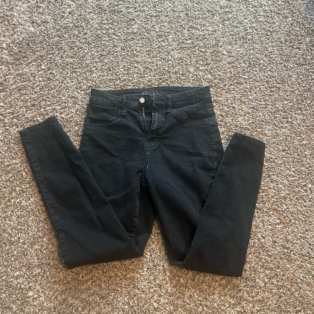 🤑 High waisted Black jeans